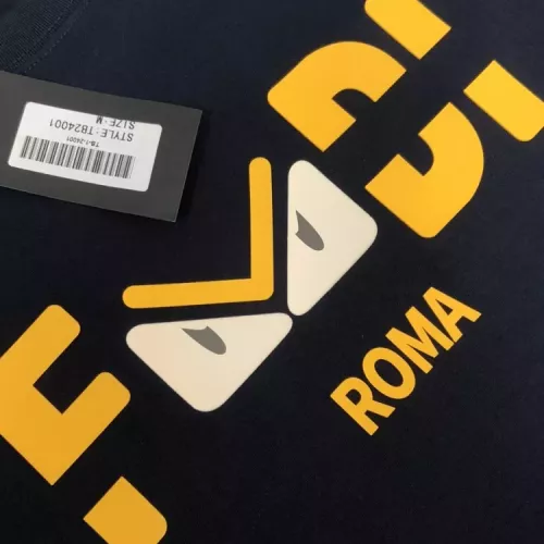 Replica Fendi T-Shirts Short Sleeved For Men #1349989 $42.00 USD for Wholesale