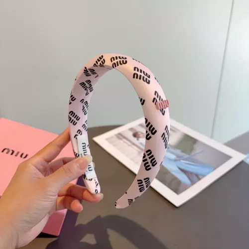 Replica MIU MIU Headband For Women #1350109 $27.00 USD for Wholesale