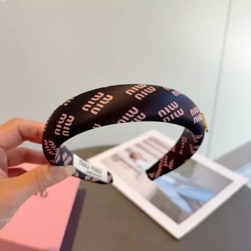 Replica MIU MIU Headband For Women #1350110 $27.00 USD for Wholesale