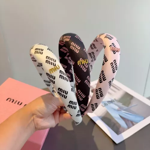 Replica MIU MIU Headband For Women #1350110 $27.00 USD for Wholesale