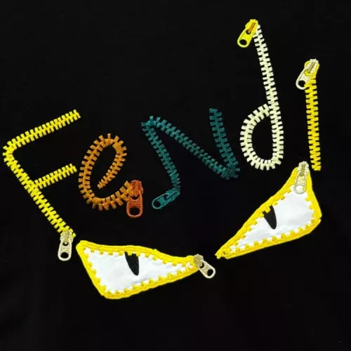 Replica Fendi T-Shirts Short Sleeved For Unisex #1350135 $45.00 USD for Wholesale