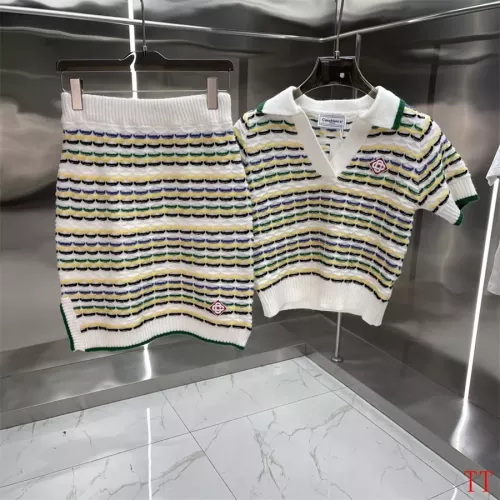 Casablanca Tracksuits Short Sleeved For Women #1350278 $105.00 USD, Wholesale Replica Dirk Bikkembergs Tracksuits