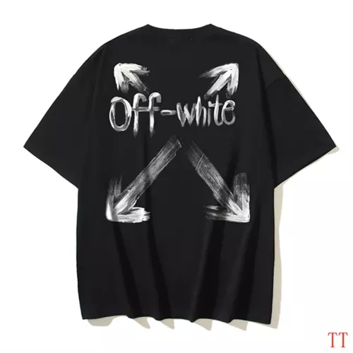 Off-White T-Shirts Short Sleeved For Unisex #1350343 $32.00 USD, Wholesale Replica Off-White T-Shirts