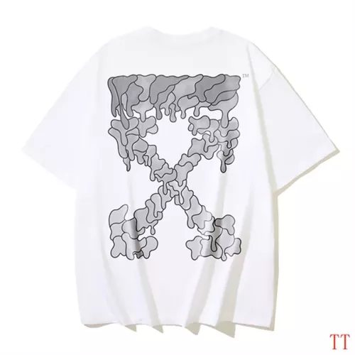 Off-White T-Shirts Short Sleeved For Unisex #1350345 $29.00 USD, Wholesale Replica Off-White T-Shirts