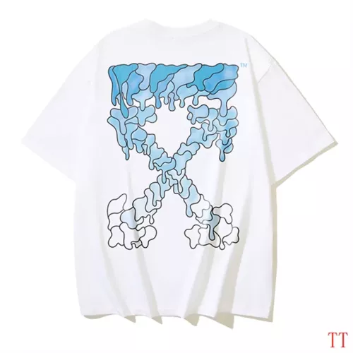 Off-White T-Shirts Short Sleeved For Unisex #1350346 $29.00 USD, Wholesale Replica Off-White T-Shirts
