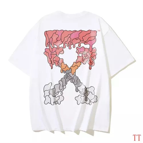 Off-White T-Shirts Short Sleeved For Unisex #1350347 $29.00 USD, Wholesale Replica Off-White T-Shirts