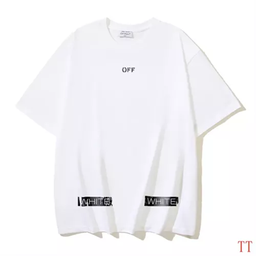 Off-White T-Shirts Short Sleeved For Unisex #1350360 $29.00 USD, Wholesale Replica Off-White T-Shirts