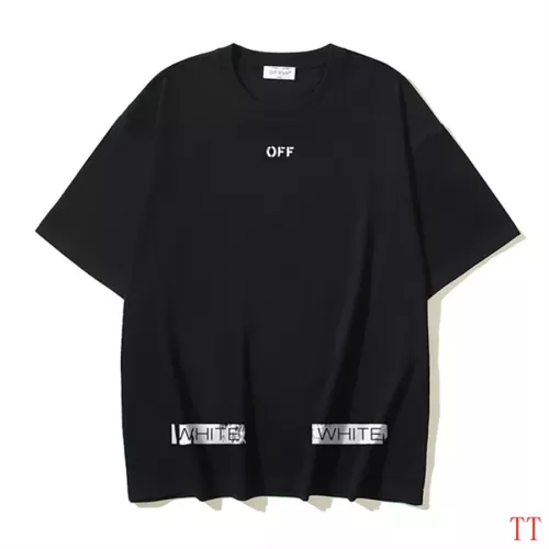Off-White T-Shirts Short Sleeved For Unisex #1350361 $29.00 USD, Wholesale Replica Off-White T-Shirts