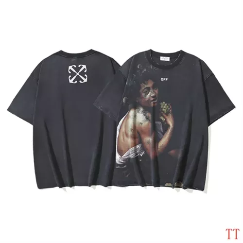 Off-White T-Shirts Short Sleeved For Unisex #1350364 $38.00 USD, Wholesale Replica Off-White T-Shirts