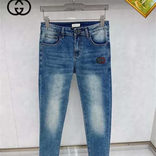 Replica Gucci Jeans For Men #1350385 $48.00 USD for Wholesale