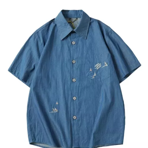 Louis Vuitton LV Shirts Short Sleeved For Unisex #1350417 $56.00 USD, Wholesale Replica Louis Vuitton LV Shirts