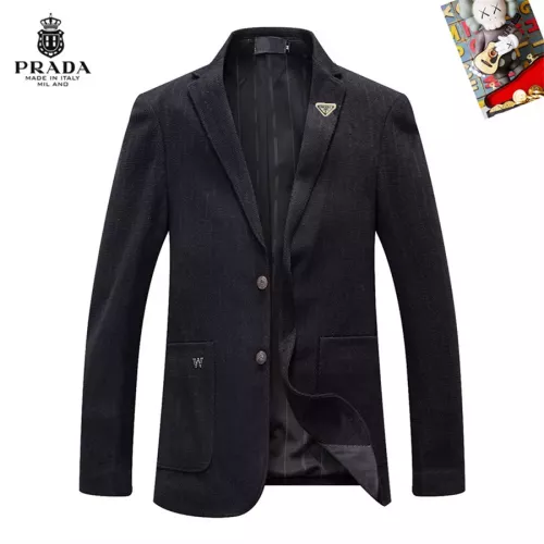 Prada Jackets Long Sleeved For Men #1350424 $68.00 USD, Wholesale Replica Prada Jackets