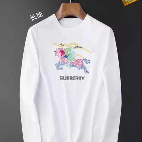 Burberry T-Shirts Long Sleeved For Unisex #1350448 $34.00 USD, Wholesale Replica Burberry T-Shirts