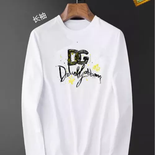 Dolce &amp; Gabbana D&amp;G T-Shirts Long Sleeved For Unisex #1350456 $34.00 USD, Wholesale Replica Dolce &amp; Gabbana D&amp;G T-Shirts