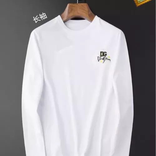 Dolce &amp; Gabbana D&amp;G T-Shirts Long Sleeved For Unisex #1350458 $34.00 USD, Wholesale Replica Dolce &amp; Gabbana D&amp;G T-Shirts