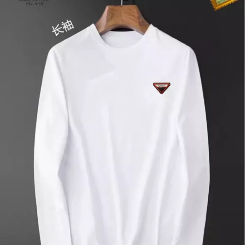 Prada T-Shirts Long Sleeved For Unisex #1350487 $34.00 USD, Wholesale Replica Prada T-Shirts