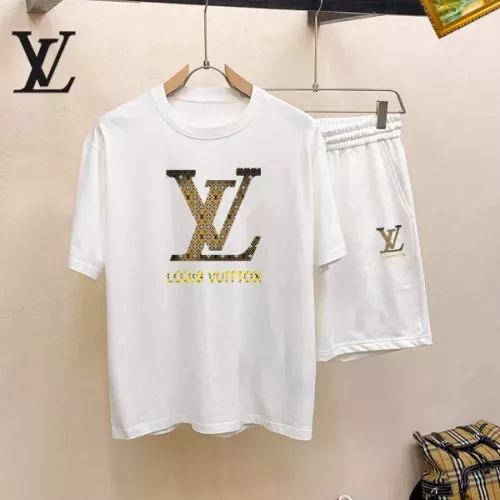 Louis Vuitton LV Tracksuits Short Sleeved For Men #1350497 $48.00 USD, Wholesale Replica Louis Vuitton LV Tracksuits