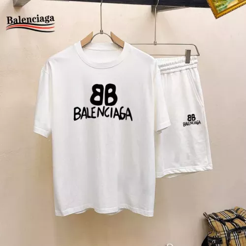 Balenciaga Fashion Tracksuits Short Sleeved For Men #1350511 $48.00 USD, Wholesale Replica Balenciaga Fashion Tracksuits