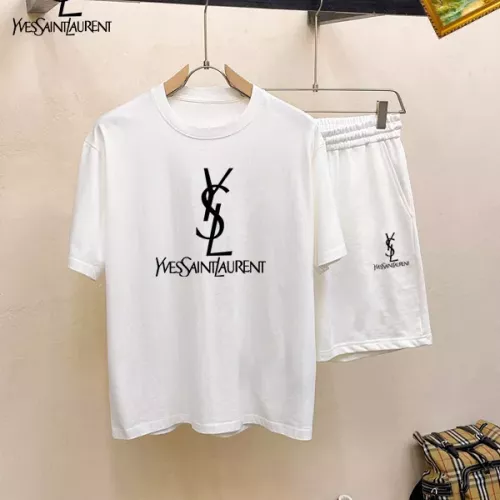 Yves Saint Laurent YSL Tracksuits Short Sleeved For Men #1350515 $48.00 USD, Wholesale Replica Yves Saint Laurent YSL Tracksuits