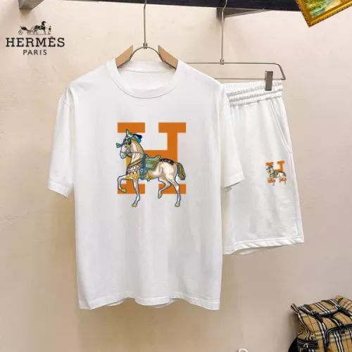Hermes Tracksuits Short Sleeved For Men #1350525 $48.00 USD, Wholesale Replica Hermes Tracksuits