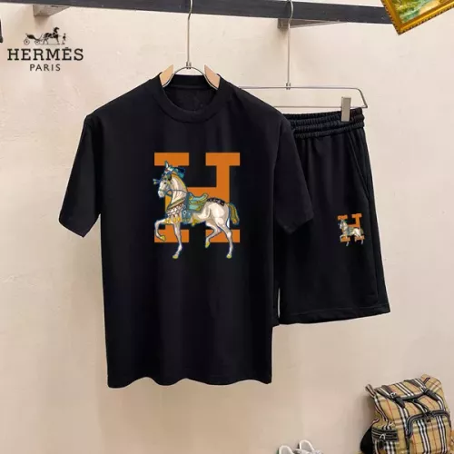 Hermes Tracksuits Short Sleeved For Men #1350526 $48.00 USD, Wholesale Replica Hermes Tracksuits