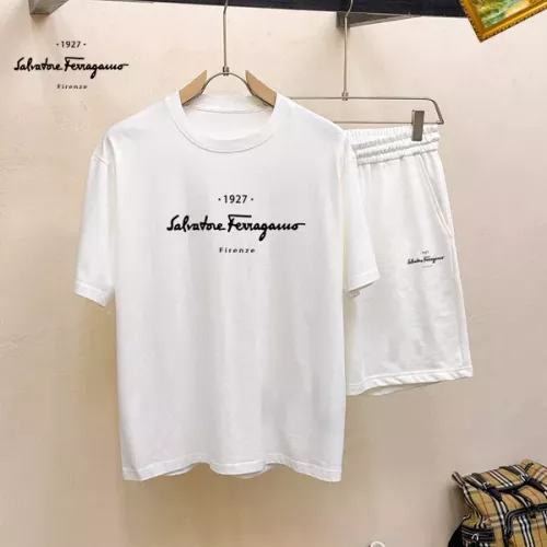 Salvatore Ferragamo Tracksuits Short Sleeved For Men #1350533 $48.00 USD, Wholesale Replica Salvatore Ferragamo Tracksuits