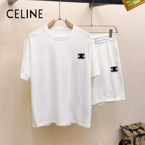 Celine Tracksuits Short Sleeved For Men #1350543 $48.00 USD, Wholesale Replica Celine Tracksuits