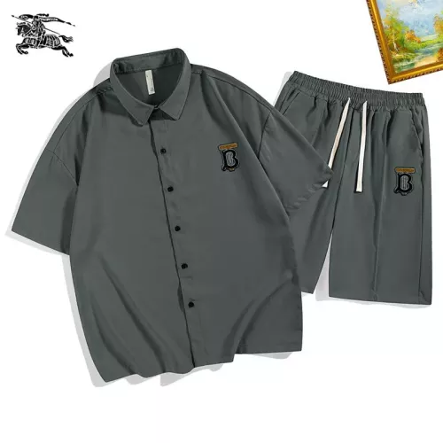 Burberry Tracksuits Short Sleeved For Men #1350546 $48.00 USD, Wholesale Replica Burberry Tracksuits