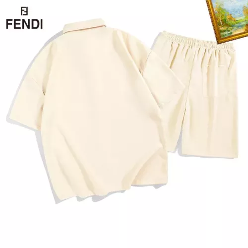Replica Fendi Tracksuits Short Sleeved For Men #1350560 $48.00 USD for Wholesale