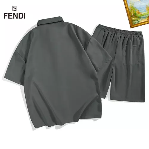 Replica Fendi Tracksuits Short Sleeved For Men #1350561 $48.00 USD for Wholesale