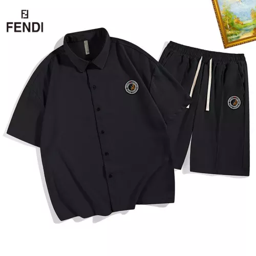 Fendi Tracksuits Short Sleeved For Men #1350562 $48.00 USD, Wholesale Replica Fendi Tracksuits