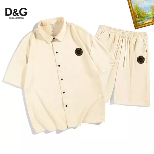 Dolce &amp; Gabbana D&amp;G Tracksuits Short Sleeved For Men #1350563 $48.00 USD, Wholesale Replica Dolce &amp; Gabbana D&amp;G Tracksuits