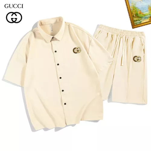 Gucci Tracksuits Short Sleeved For Men #1350572 $48.00 USD, Wholesale Replica Gucci Tracksuits