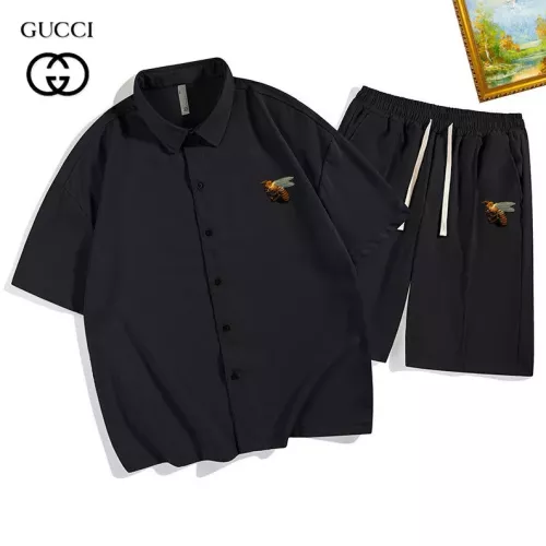 Gucci Tracksuits Short Sleeved For Men #1350587 $48.00 USD, Wholesale Replica Gucci Tracksuits