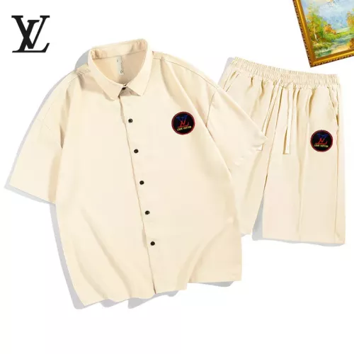Louis Vuitton LV Tracksuits Short Sleeved For Men #1350597 $48.00 USD, Wholesale Replica Louis Vuitton LV Tracksuits