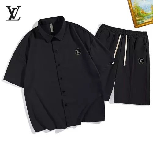 Louis Vuitton LV Tracksuits Short Sleeved For Men #1350608 $48.00 USD, Wholesale Replica Louis Vuitton LV Tracksuits