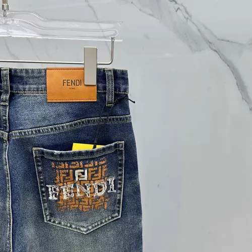 Replica Fendi Jeans For Men #1350637 $68.00 USD for Wholesale