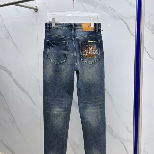 Replica Fendi Jeans For Men #1350637 $68.00 USD for Wholesale