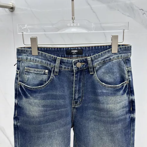 Replica Fendi Jeans For Men #1350637 $68.00 USD for Wholesale