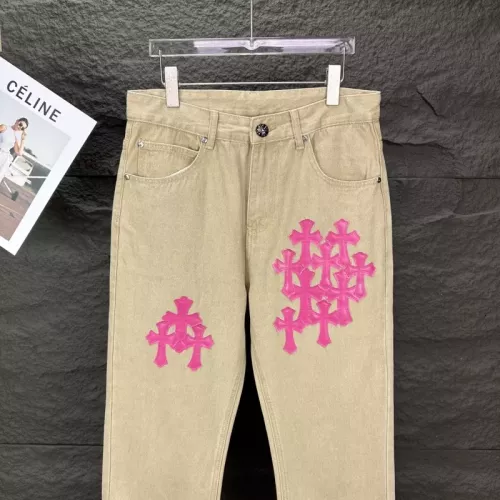 Replica Chrome Hearts Jeans For Unisex #1350683 $56.00 USD for Wholesale