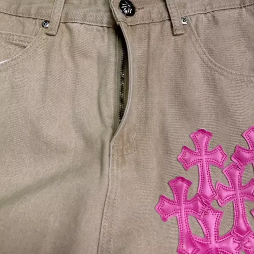 Replica Chrome Hearts Jeans For Unisex #1350683 $56.00 USD for Wholesale