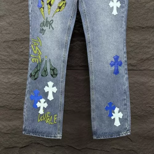 Replica Chrome Hearts Jeans For Unisex #1350693 $56.00 USD for Wholesale