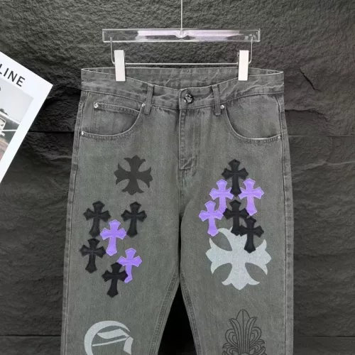 Replica Chrome Hearts Jeans For Unisex #1350694 $56.00 USD for Wholesale