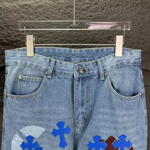 Replica Chrome Hearts Jeans For Unisex #1350695 $56.00 USD for Wholesale