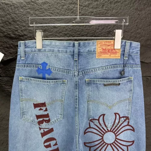 Replica Chrome Hearts Jeans For Unisex #1350695 $56.00 USD for Wholesale