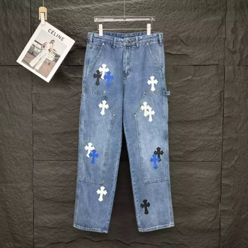 Chrome Hearts Jeans For Unisex #1350701 $60.00 USD, Wholesale Replica Chrome Hearts Jeans