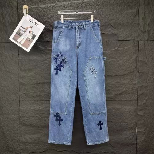 Chrome Hearts Jeans For Unisex #1350703 $60.00 USD, Wholesale Replica Chrome Hearts Jeans