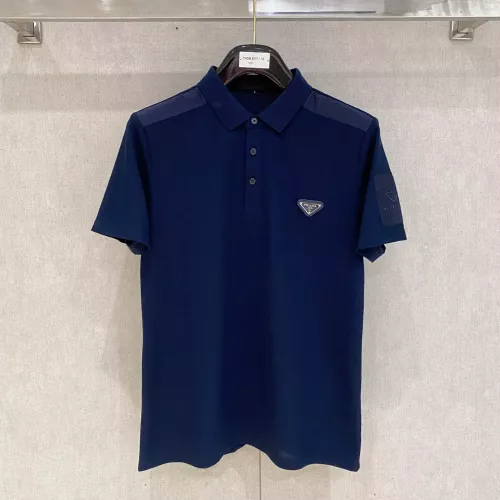 Prada T-Shirts Short Sleeved For Men #1350709 $76.00 USD, Wholesale Replica Prada T-Shirts
