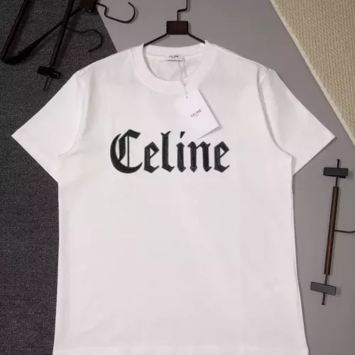 Celine T-Shirts Short Sleeved For Unisex #1350749 $42.00 USD, Wholesale Replica Celine T-Shirts