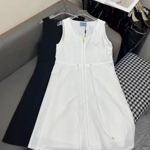 Prada Dresses Sleeveless For Women #1350851 $100.00 USD, Wholesale Replica Prada Dresses
